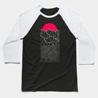 Pink sun mountains Baseball T-Shirt